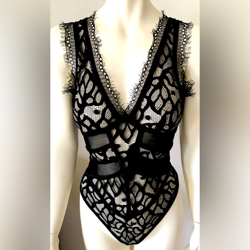 Lace One Piece Tank Top  Size Medium